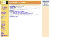 Desktop Screenshot of canterburyweather.co.uk